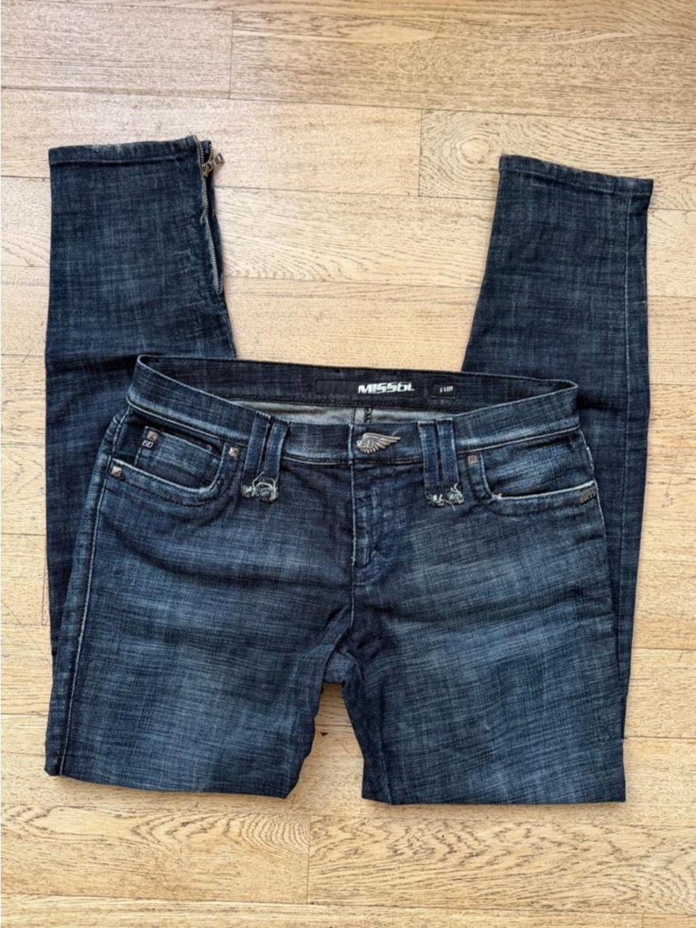 Y2K Miss Sixty Dark Wash Low Rise Jeans